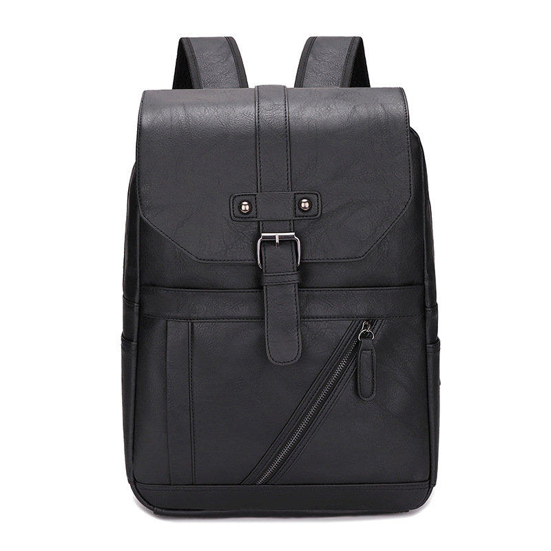 Leather Work Rucksack Mens - Sac à dos en cuir imprimé