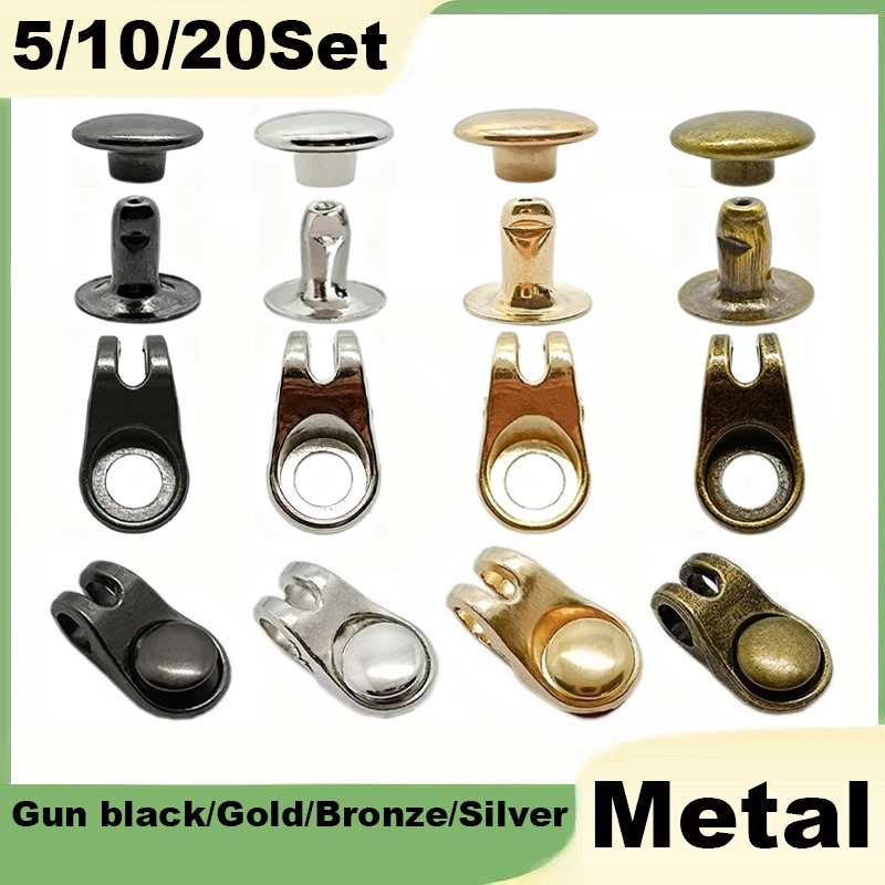 Rivet Setter Tool - Lot de 5/10/20 crochets pour lacets