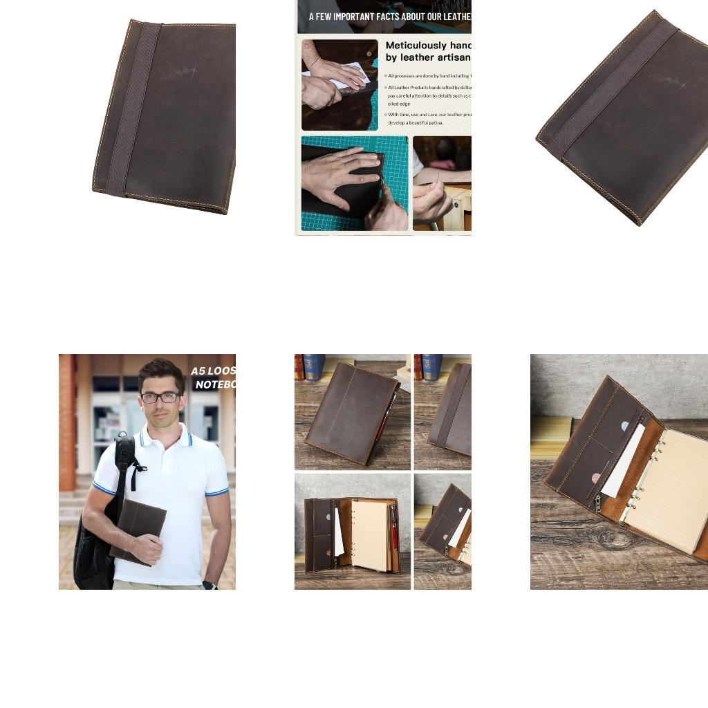 Leather Work Diary Covers - Journal en pour l'école, le travail