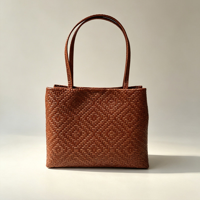 Leatherwork Designs - Sac fourre-tout Mendy en cuir véritable