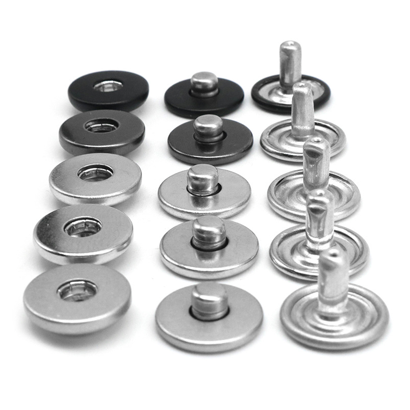 Rivet Setter Tool - Attaches à pression argentées en acier