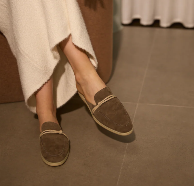 Leatherwork Designs - Mocassins de luxe en daim et