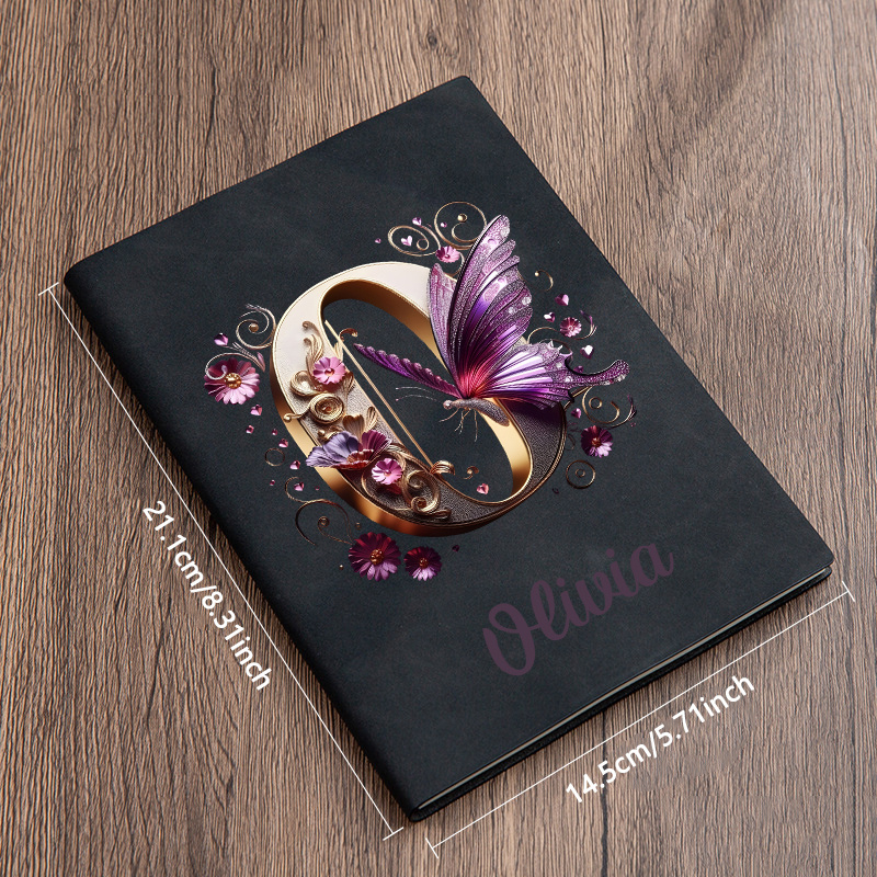 Leather Work Diary Covers - Carnet en similicuir personnalisable avec nom
