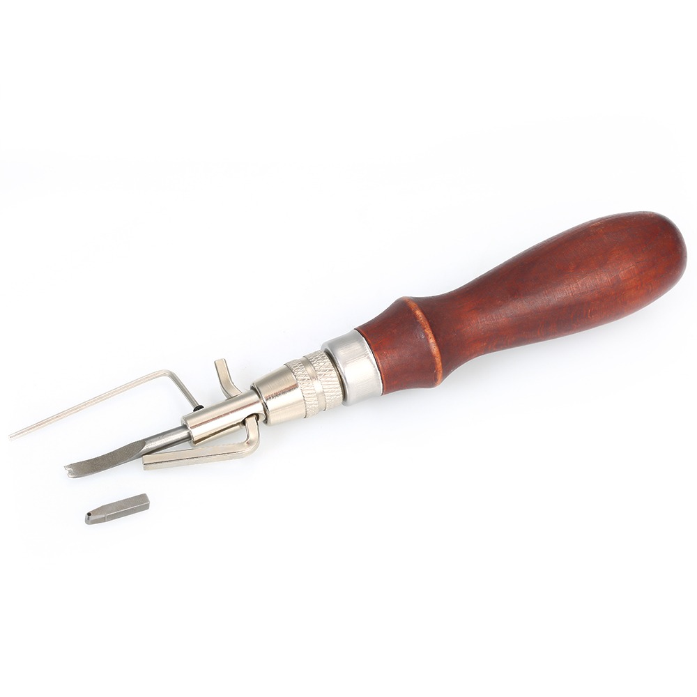Groover Stitching Tool - Rainureur à cuir réglable avec embouts