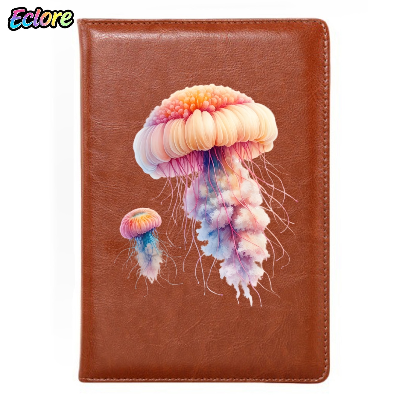 Leather Work Diary Covers - Carnet en cuir PU coloré motif