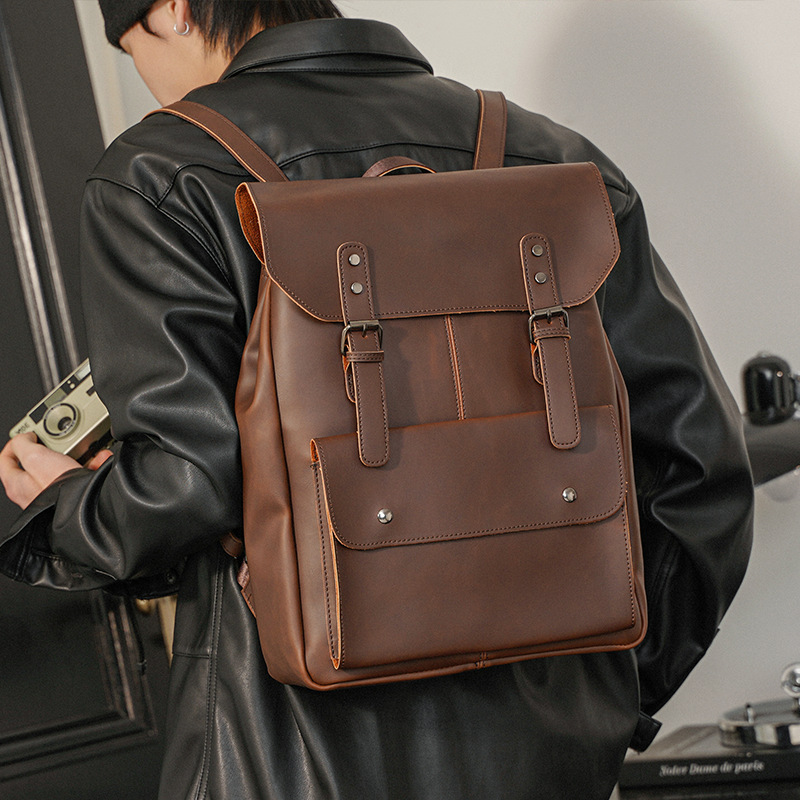 Sac à dos en cuir vintage pour - Leather Work Rucksack Mens avis et prix