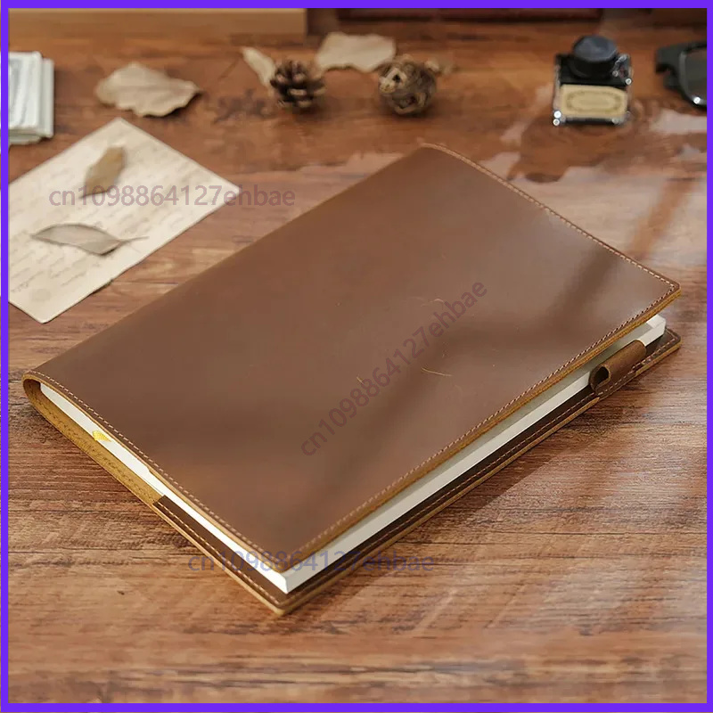 Couverture de carnet en cuir v - Leather Work Diary Covers avis et prix