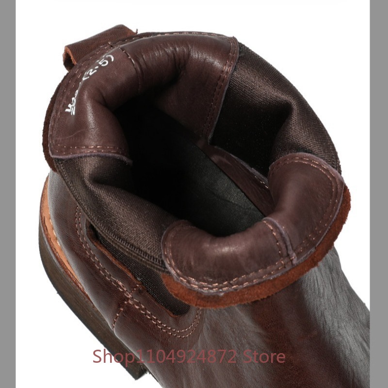 Bottines Chelsea Brogue Vintag - Leatherwork Designs avis et prix