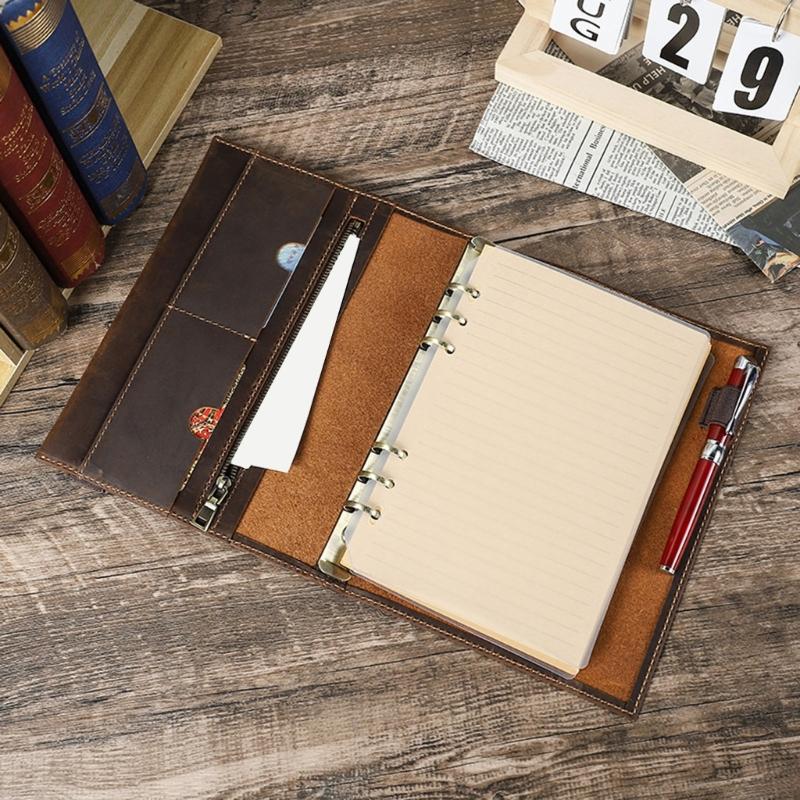 Journal en pour l'école, le tr - Leather Work Diary Covers avis et prix