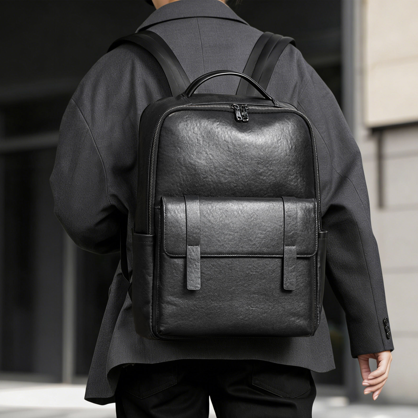 Sac à dos élégant en véritable - Leather Work Rucksack Mens avis et prix