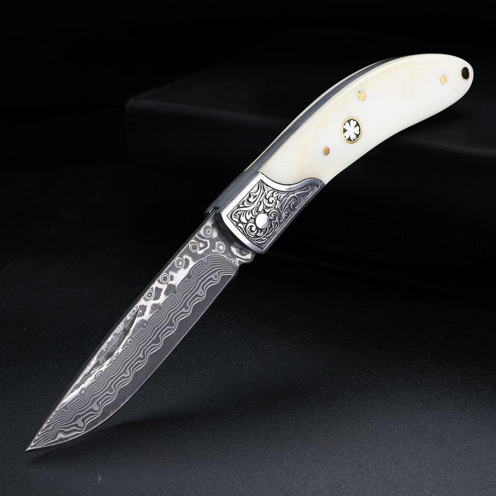 Couteau pliant en acier damas  - Bone Folder Tool avis et prix