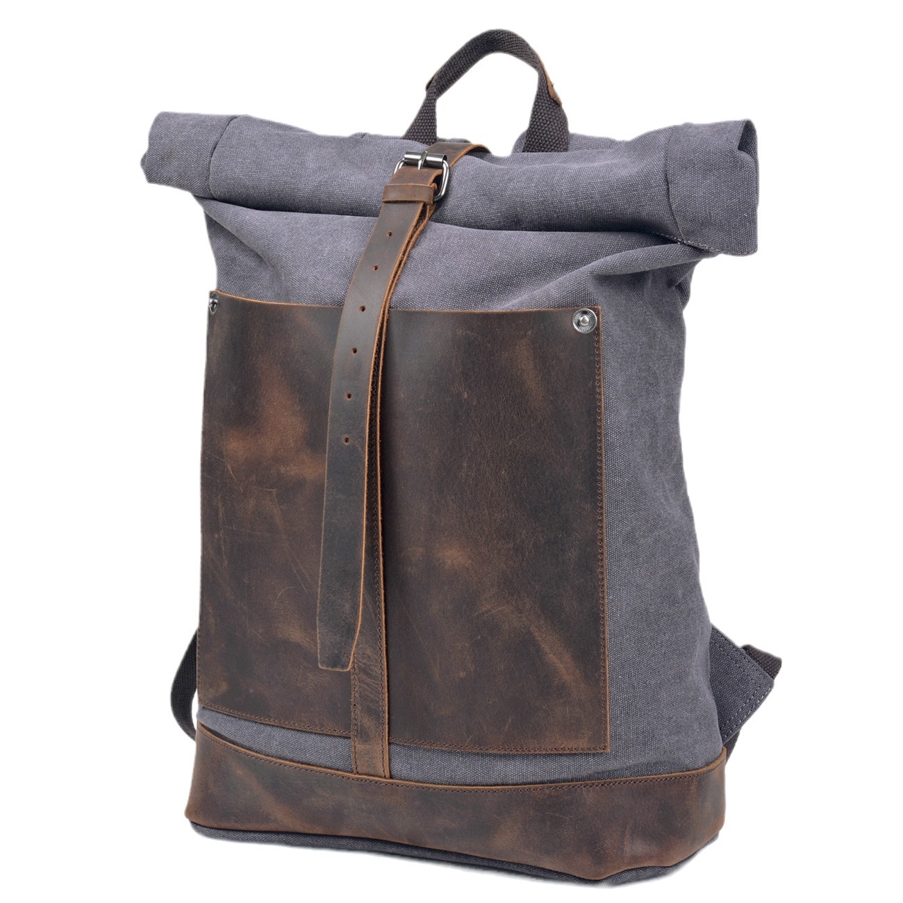 Sac à dos en toile cirée pour  - Leather Work Rucksack Mens avis et prix