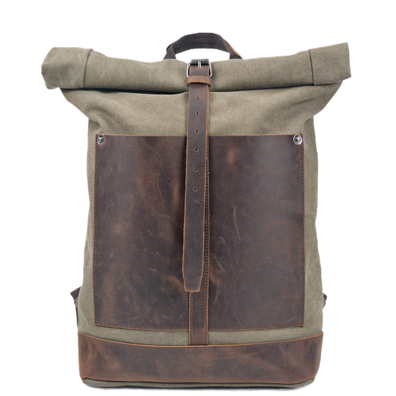 Sac à dos en toile cirée pour  - Leather Work Rucksack Mens avis et prix