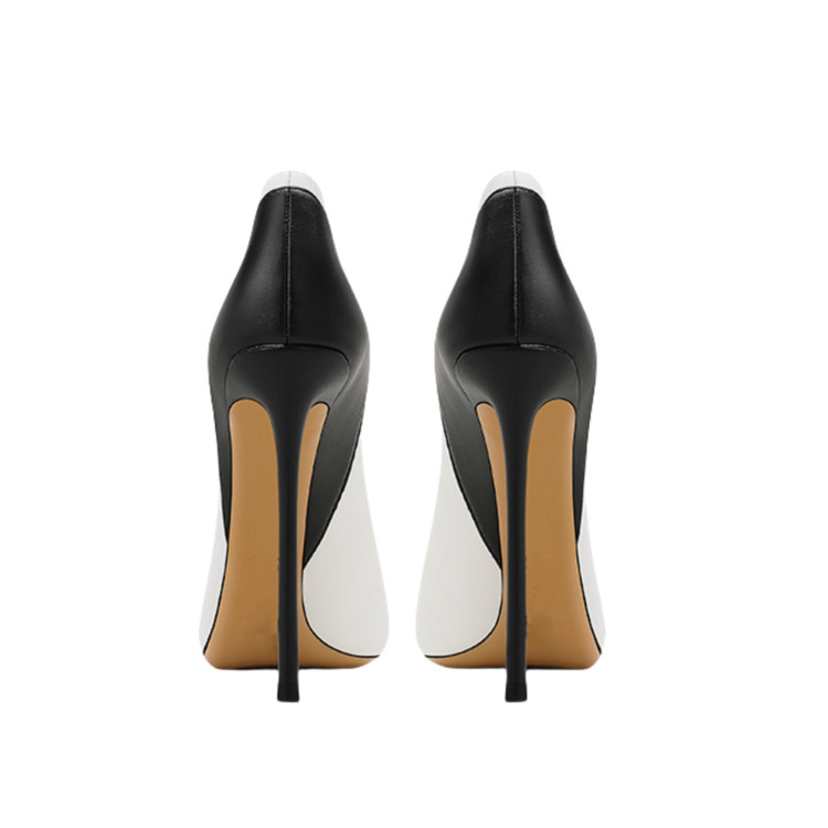 Escarpins sexy bicolores Yueji - Leatherwork Designs avis et prix