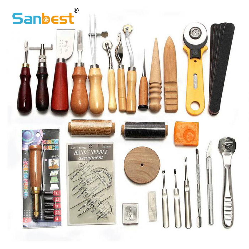 Sanbest-Kit d'outils d'artisan - Groover Stitching Tool avis et prix
