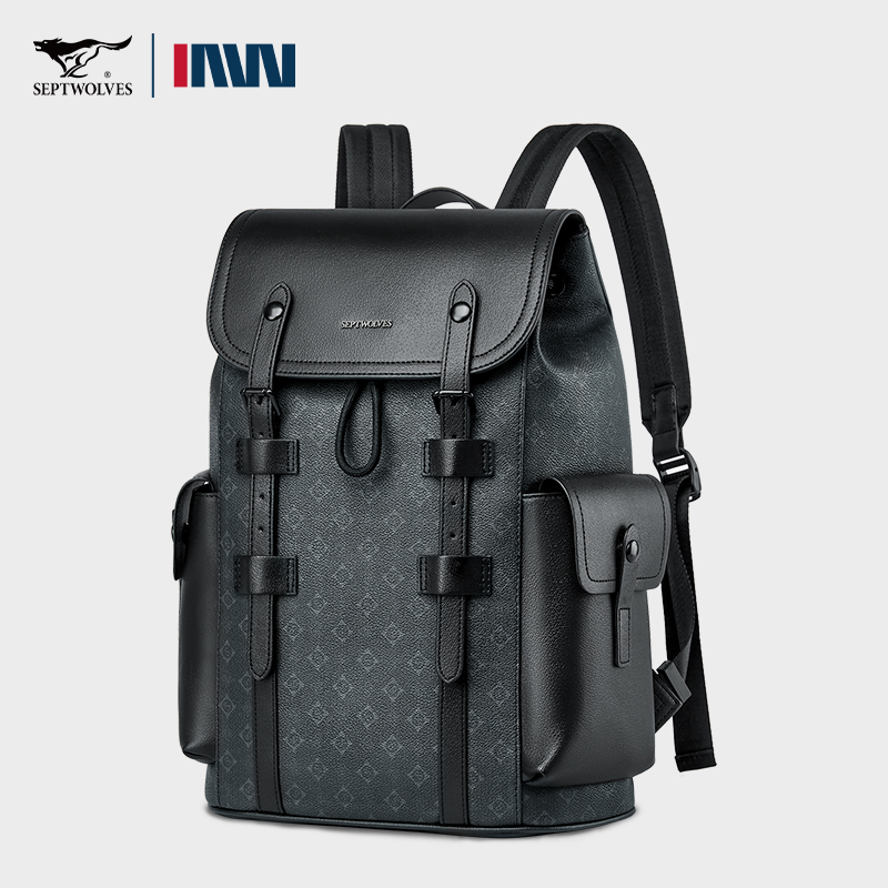 Septwolves haute qualité affai - Leather Work Rucksack Mens avis et prix