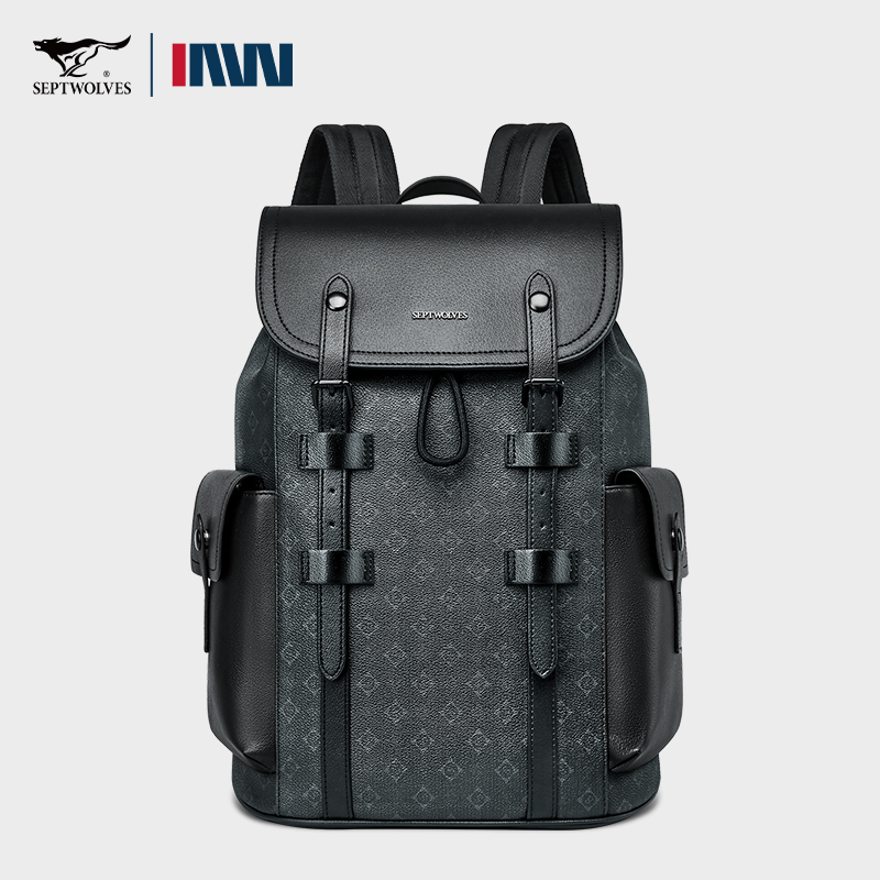 Septwolves haute qualité affai - Leather Work Rucksack Mens avis et prix