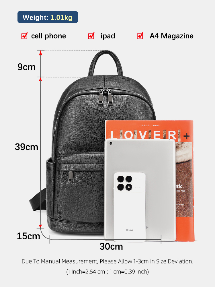 Zency Sac à dos pour homme en  - Leather Work Rucksack Mens avis et prix